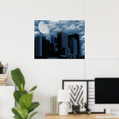 Moon Phase Poster (Thuiskantoor)