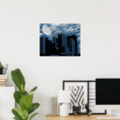 Moon Phase Poster (Thuiskantoor)