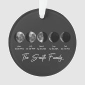 Moon Phase The Smith Family – Custom Names & Dates (devant)