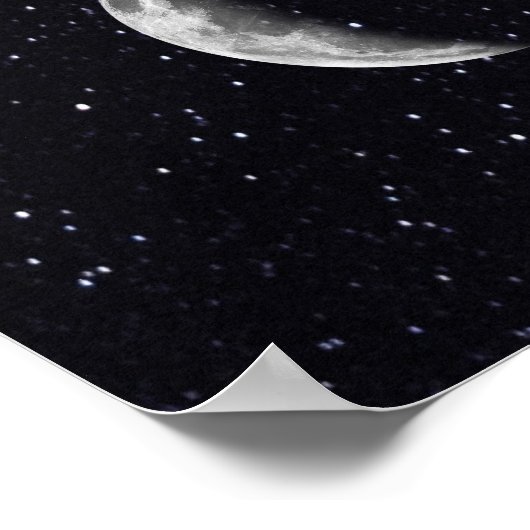 Moon Phases art Poster (Hoek)