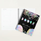 Moon Phases Crystal Gem Healing Holografen Busines Planner (Display)