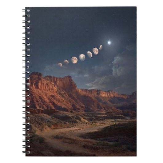Moon Phases Désert Carnet de nuit (Devant)