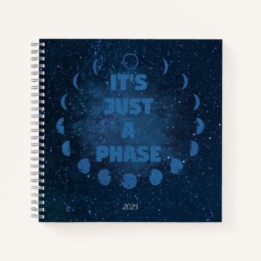 Moon Phases Journal et Sketbook (Devant)