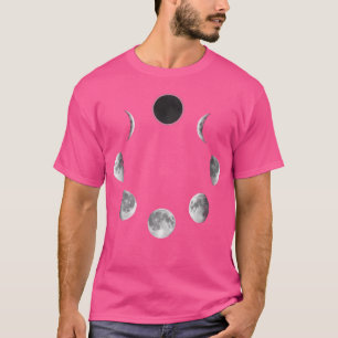 Moon Phases Lunar Calendar Astronomy Binoculars Ae T-shirt