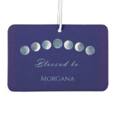 Moon Phases Personalized Luchtverfrisser (Achterkant)