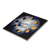 "Moon Phases" Tile Tegeltje (Zijkant)