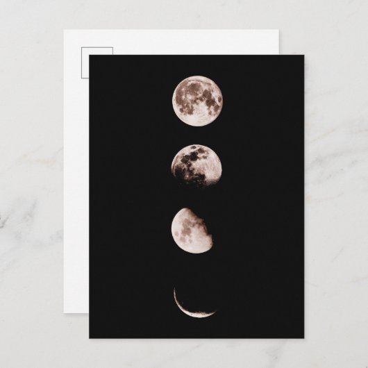 Moon Phases Wall Art – Celestial Home Decor Briefkaart (Voorkant / Achterkant)