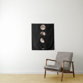 Moon Phases Wall Art – Celestial Home Decor Wandkleed (In situ)