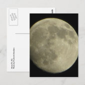Moon Pic #2 Briefkaart (Voorkant / Achterkant)