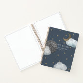 Moon Planet Star Cloud Marine Baby shower Livre d' (Intérieur)