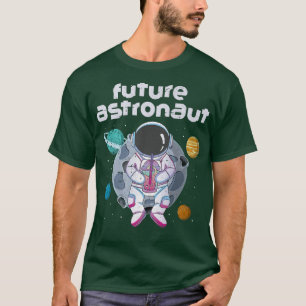 Moon Planets Buitenspace Science Universe Future A T-shirt