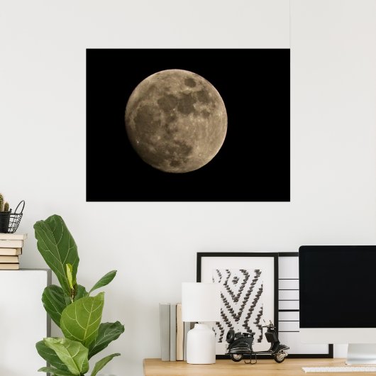 Moon Poster (Thuiskantoor)