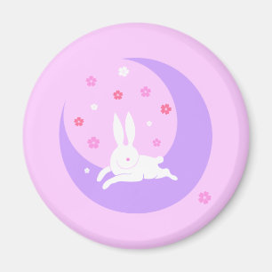 Moon rabbit magnet magneet