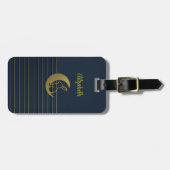 Moon & Rabbit op het Bagagelabel (Voorkant horizontaal)