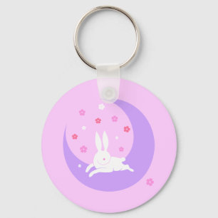 Moon rabbit sleutelhanger