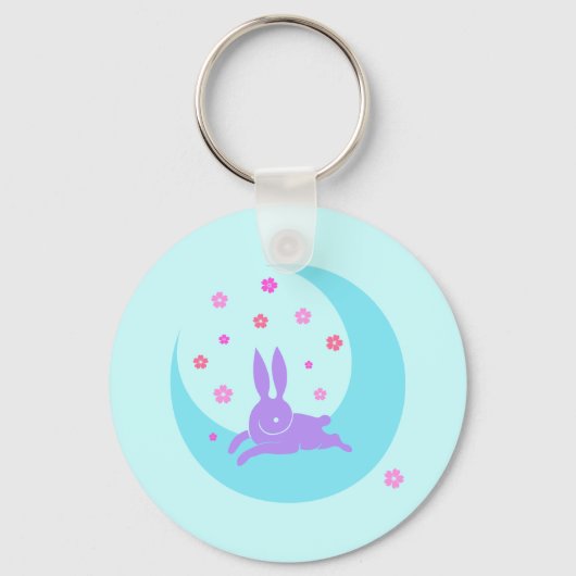 Moon rabbit sleutelhanger (Voorkant)