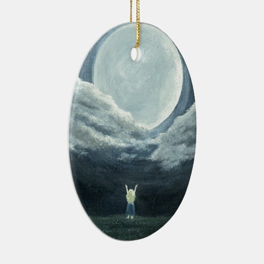 Moon Reach Keramisch Ornament (Rechts)