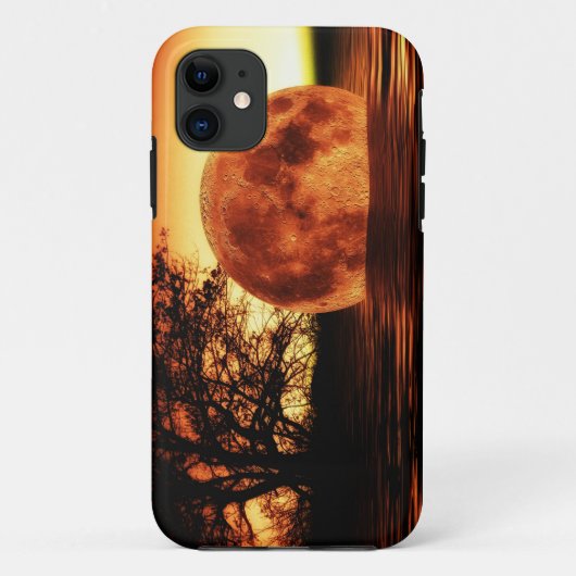Moon River Falling Coque-Mate coque iphone (Dos)