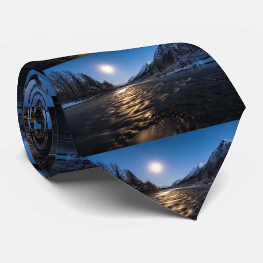 Moon River Stropdas (Opgerold)