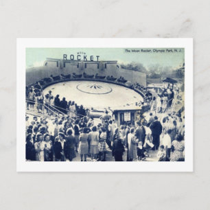 Moon Rocket, Olympic Park, Irvington, NJ  Briefkaart