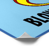 Moon Rockets Buble Gum Machine Poster (Coin)