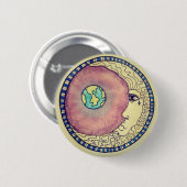 Moon Ronde Button 5,7 Cm (Voorkant /achterkant)