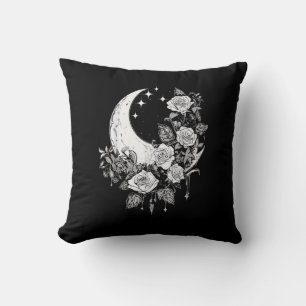Moon Rozen - Romantische Gothic - Whimsigoth Witch Kussen