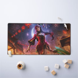Moon Scorn Gaming Desk Mat | Lunar Queen Mousepad
