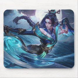 Moon Scorn Gaming Mousepad | Thema Night Warrior Muismat