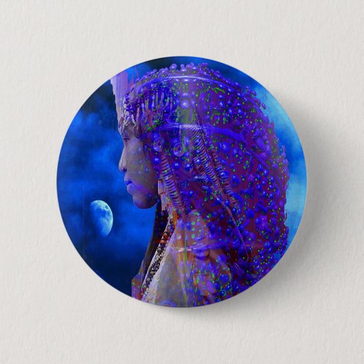 Moon Shadow Ronde Button 5,7 Cm (Voorkant)