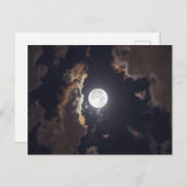 Moon Shine Briefkaart (Voorkant / Achterkant)