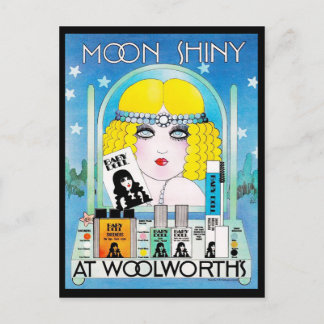 Moon Shiny Woolworth Baby Doll Feestdagenkaart