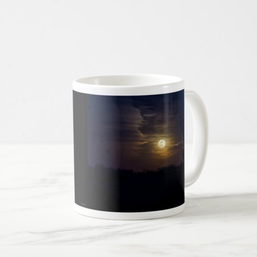 Moon Silhouette Coffee Mug Koffiemok (Voorkant rechts)