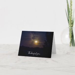 Moon Silhouette denking van uw kaart
