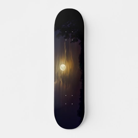 Moon Silhouette Skateboard (Voorkant)