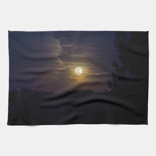 Moon Silhouette Theedoek (Horizontaal)