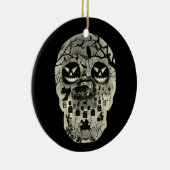 Moon Skull Ornament (Rechts)