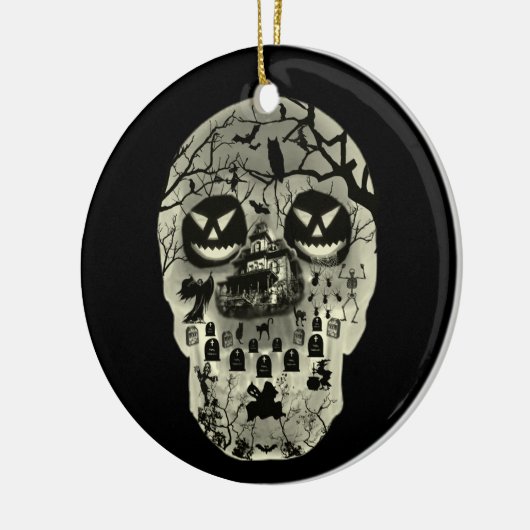 Moon Skull Ornament (Links)