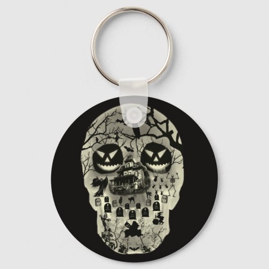 Moon Skull Sleutelhanger (Voorkant)