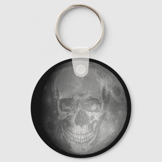 Moon Skull Sleutelhanger (Voorkant)
