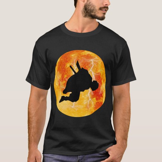 Moon slash blightning zenitsu t-shirt (Voorkant)