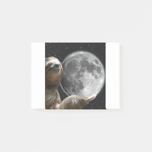 Moon Sloth Post-it® Notes (Voorkant)