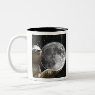 Moon Sloth Tweekleurige Koffiemok