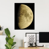 Moon Sluiten Fotografie Poster (Thuiskantoor)