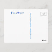 Moon Snow Briefkaart (Achterkant)