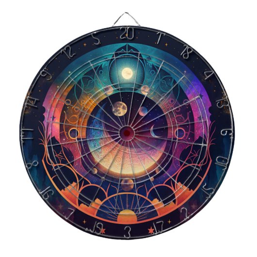 Moon Soul Dartboard Dartbord (Voorkant)