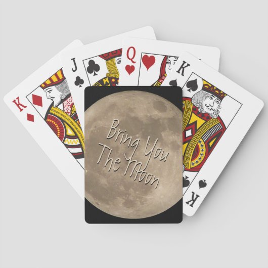 Moon-speelkaarten - Moon Cards Moon Cards Pokerkaarten (Achterkant)