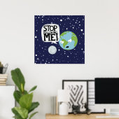 Moon Stalker (groot poster) Poster (Thuiskantoor)