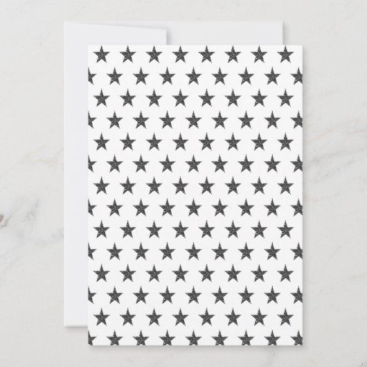 Moon Stars Baby shower Kaart (Achterkant)