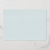 Moon & Stars Foto Collage Blue Birth Aankondiging (Achterkant)